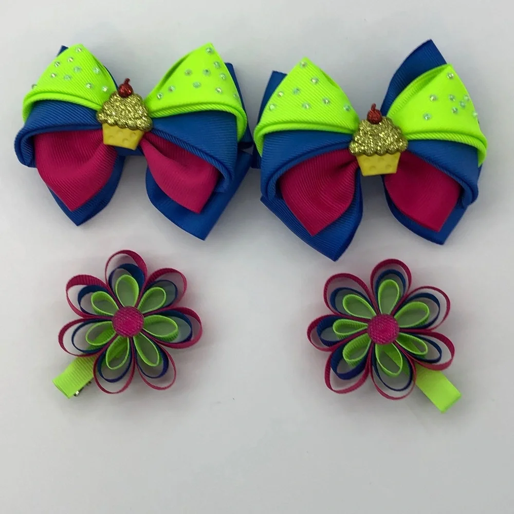 Hair bows (set of four)